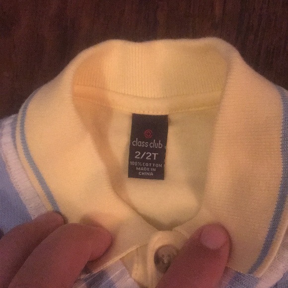 Sweater vest and seersucker pant combo. - Picture 4 of 4